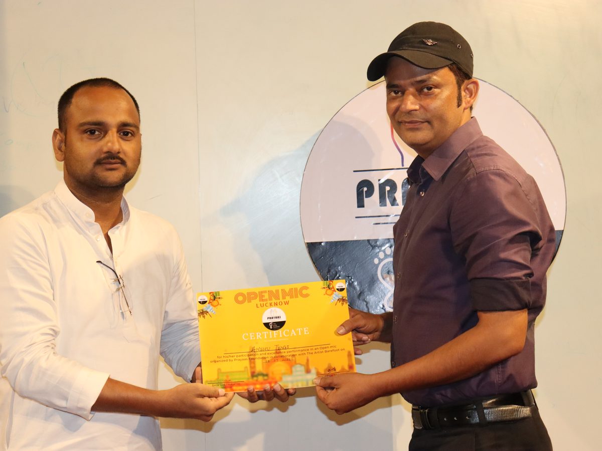 PRAYAAS Foundation — Open Mic Lucknow