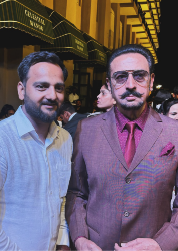 The Rahul Awasthi With Gulshan Grover