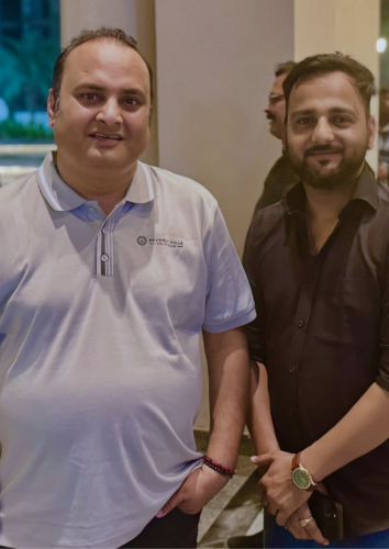 Coach TRA, The Rahul Awasthi With Dream World Group MD. Maneesh Verma